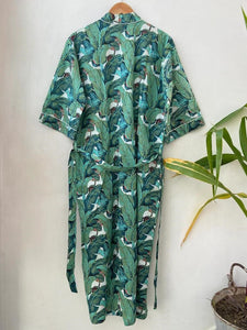 Cotton Robe No 6 Green