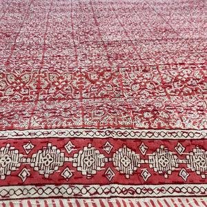 Pink Bedspread Coverlet on Bed