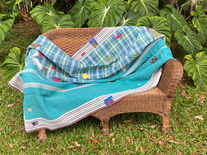 Vintage Throw Blanket No1 - Front