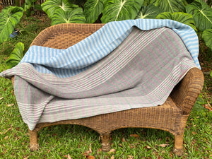 Vintage Throw Blanket No1 - Back