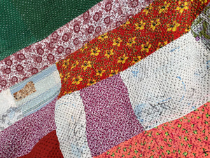 Vintage Throw Blanket No11 - Close-up