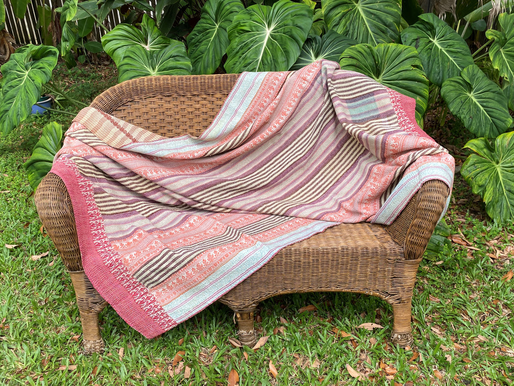 Vintage Throw Blanket No15 - Front