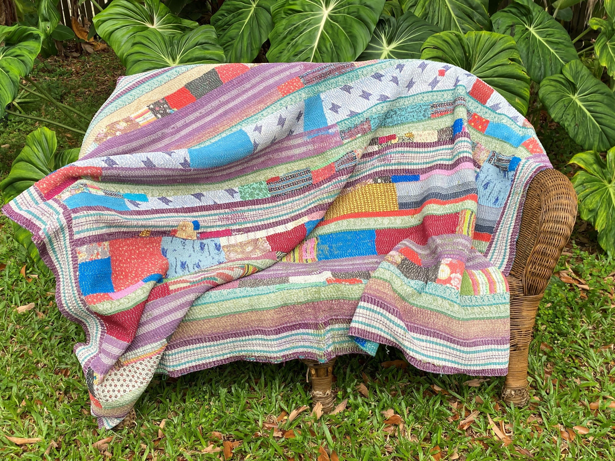 Vintage Throw Blanket No3 - Front
