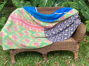 Vintage Throw Blanket No4 - Reverse