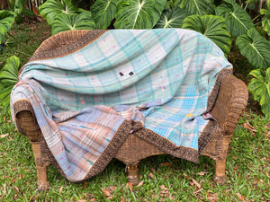 Vintage Throw Blanket No5 - Front