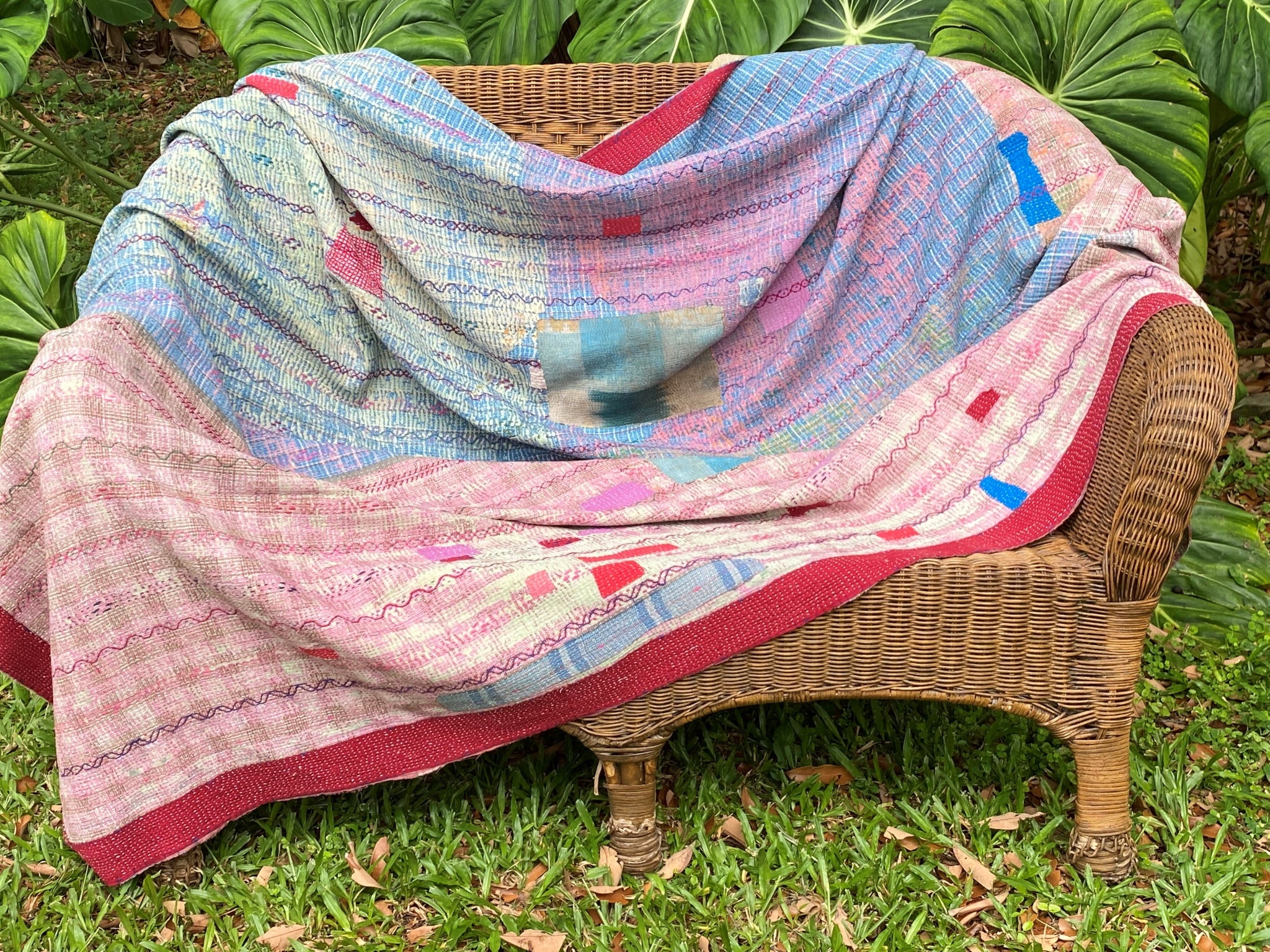 Vintage Throw Blanket No6 - Front