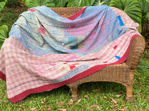 Vintage Throw Blanket No6 - Front