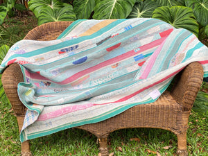 Vintage Throw Blanket No7- Front