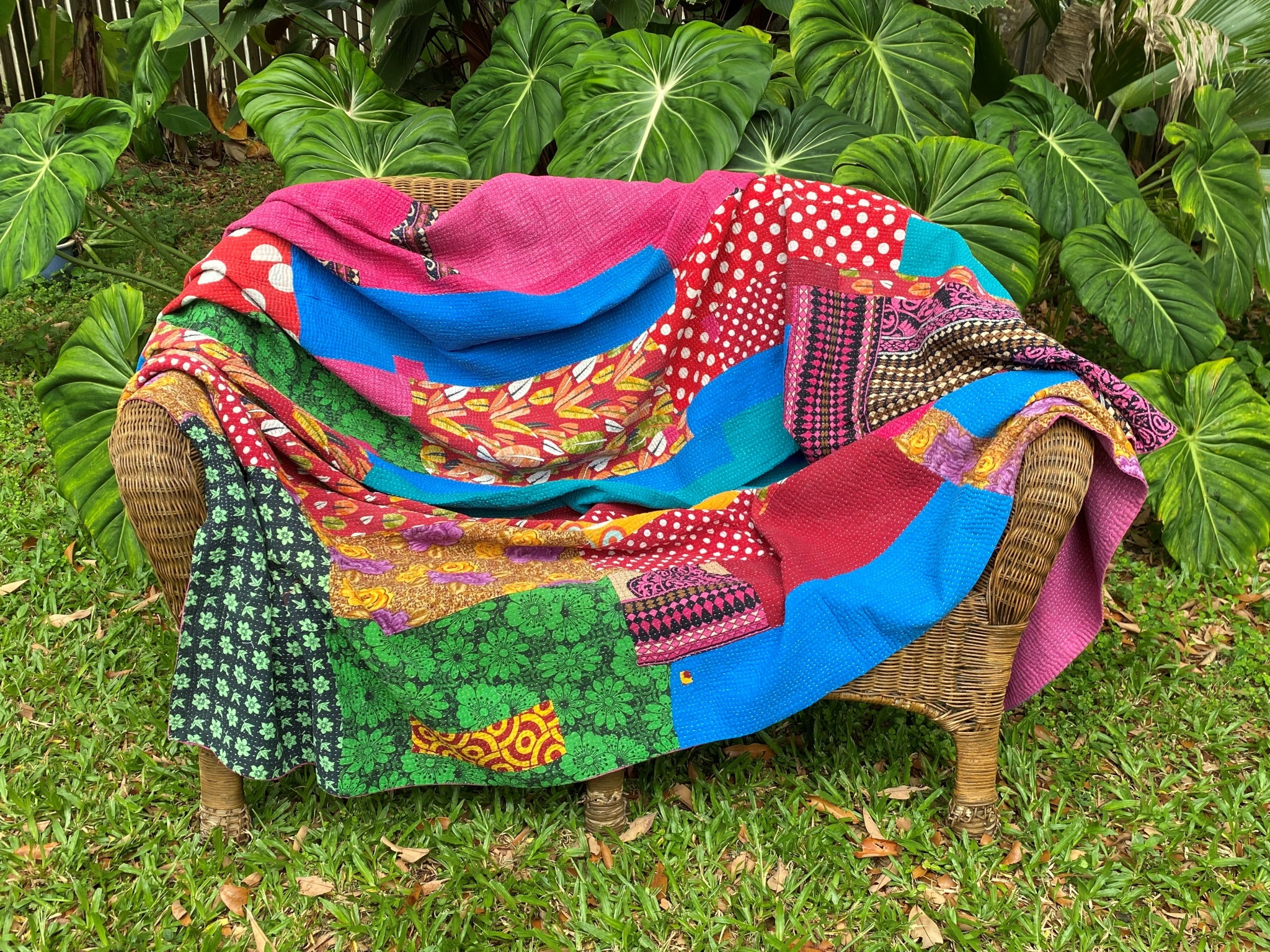 Vintage Throw Blanket No8 - Front