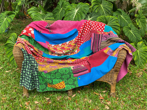 Vintage Throw Blanket No8 - Front